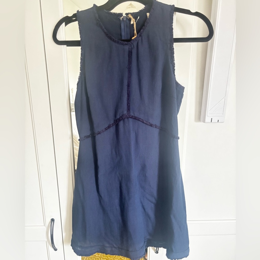 Everyday Navy Sleeveless Mini Dress